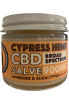 Broad Spectrum CBD Salve-900mg Lavender & Eucalyptus - 2oz